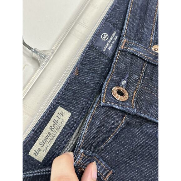 ADRIANO GOLDSCHMIED Jeans AG The Stevie Roll Up Size 26R Slim Straight - Picture 3 of 5